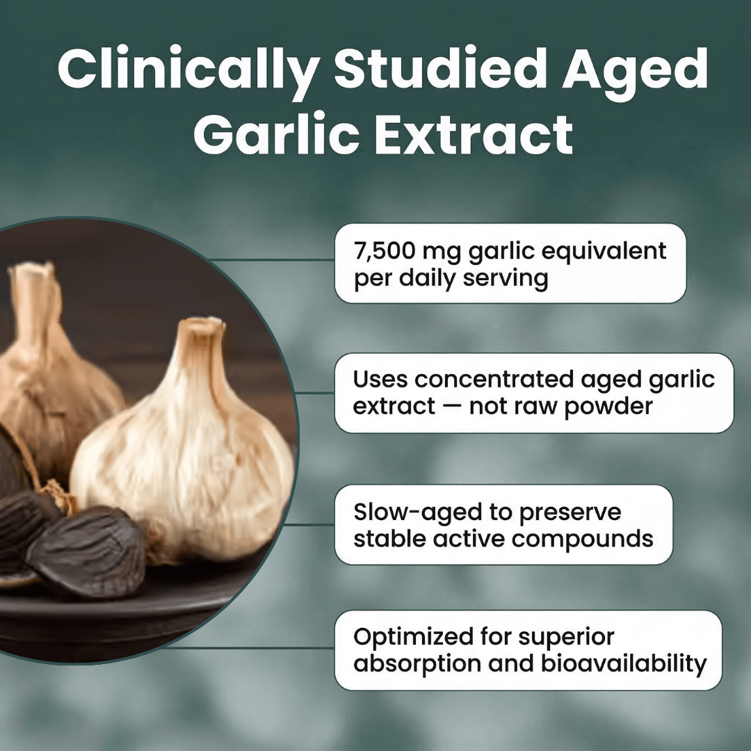 Elvéra | Odourless Aged Garlic Extract - 7500mg Softgels
