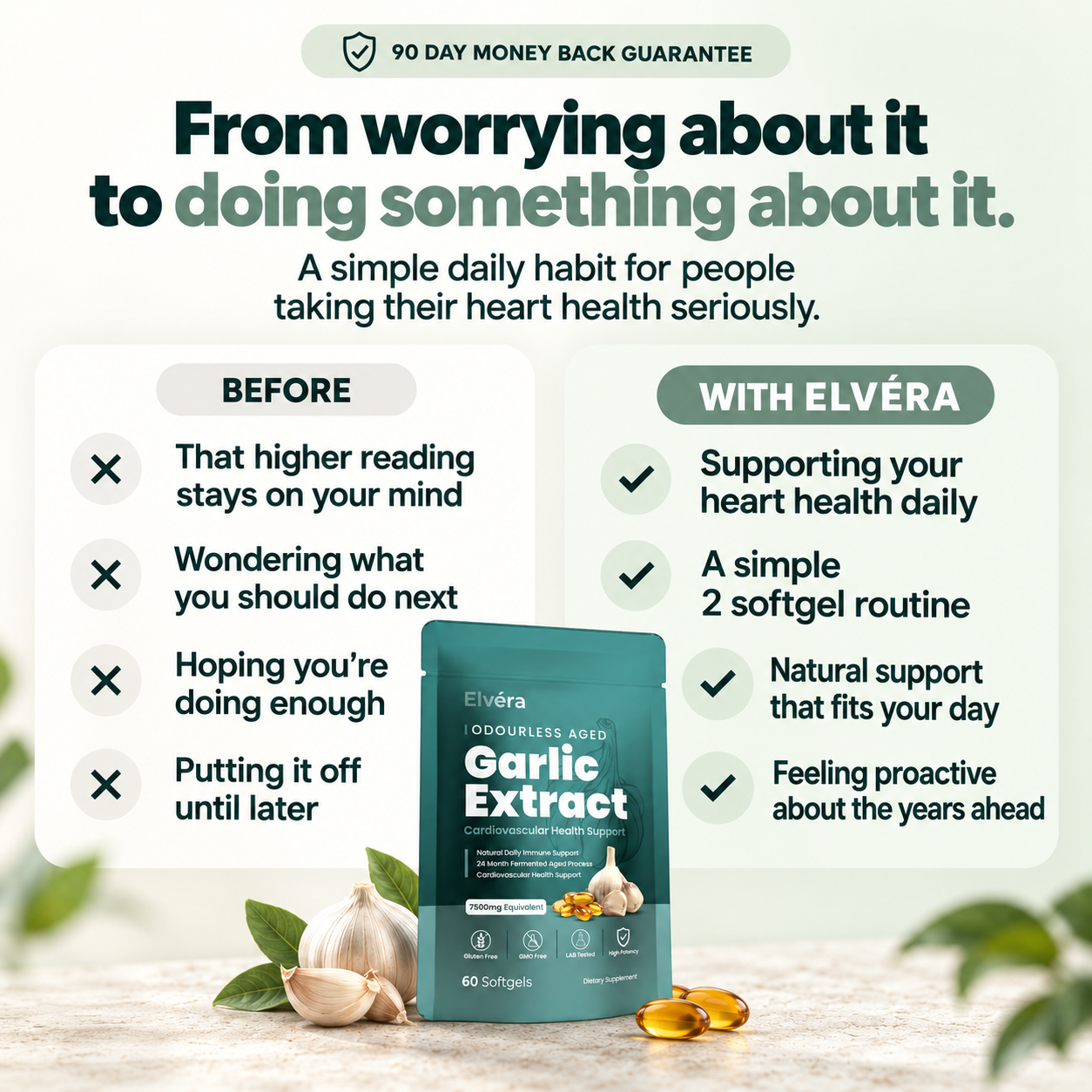 Elvéra | Aged Garlic  Extract 7500 mg